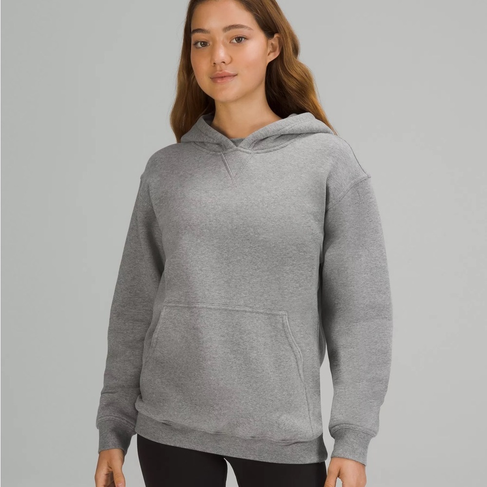 Lululemon All Yours Gray Hooded Women's Sweatshirt